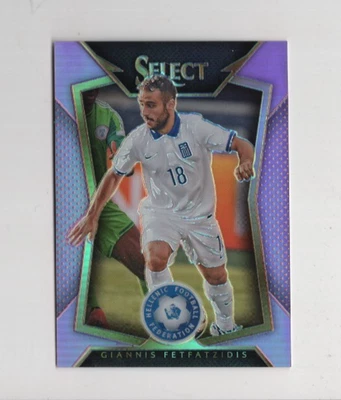 GIANNIS FETFATZIDIS 2015-16 帕尼尼精选足球粉红色奖杯 #D /20 HELLENIC FBF — 第 1/2 张图片