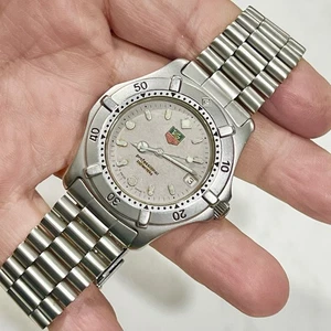 Vintage TAG HEUER 2000 Series Stainless Steel Quartz Full Size Men’s 41mm Watch - Picture 1 of 15