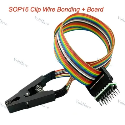 1PCS SOP16 Test Burn-In Clip - Clip for Soldering Wires + Board New High Quality - Image 1 of 3