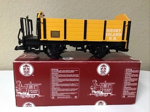 LGB Spur G  94016 Hochbordwagen SHORT ISLAND R . R.  Top  in  OVP - Bild 1 von 17
