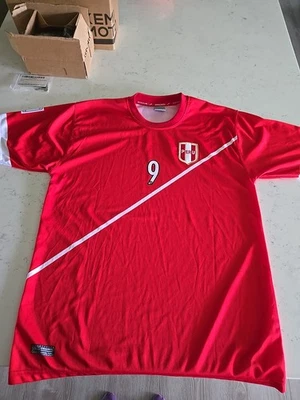 FPF Peru Guerrero Soccer Futbol Jersey Size M Chile Copa America 2015 - Image 1 of 4
