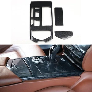 Carbon Fiber ABS Center Gear Shift Panel Trim Cover for Maserati Ghibli 2014-16 - Picture 1 of 1