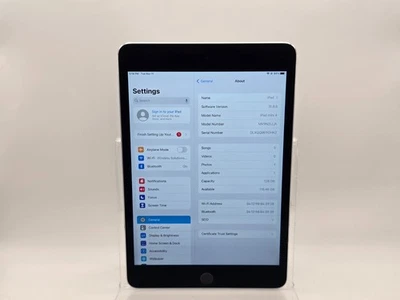 Apple iPad mini 4. Gen - 128GB - Space Grau - Nur Wi-Fi - Bild 1 von 4