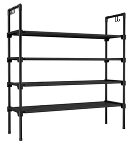 Shoe Rack - X-LARGE Shoe Organizer, 3-Tier Shoe Storage Rack, Sturdy Shoe Rack f - Picture 1 of 7