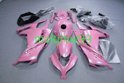 ABS Plastic Fairings Body Kit For Kawasaki Ninja 300 2013-2017 Chameleon Pink - Image 1 of 4