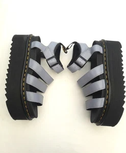 Dr. Martens Blaire Quad Fisherman Sandals Size 8 US L Baby blue Women's Platform - Picture 1 of 8