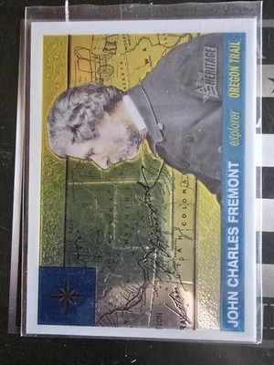 2009 Topps American Heritage Chrome 18 John Charles Fremont 1596/1776 - Image 1 of 2