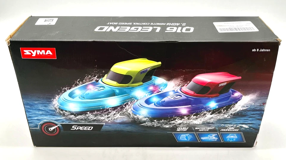 Syma Q16 Legend Remote Controlled 2.4GHz Twin Propeller Speed Boat - Image 1 of 4