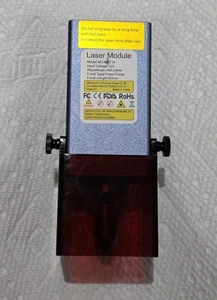 12W 450nm Blue Laser Module / Head – Focusable – 12V – TTL/PWM – (Head Only) - Picture 1 of 13