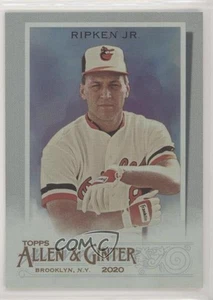 2020 Topps Allen & Ginter's Hot Box Silver Ritratto Cal Ripken Jr #98 HOF - Foto 1 di 4