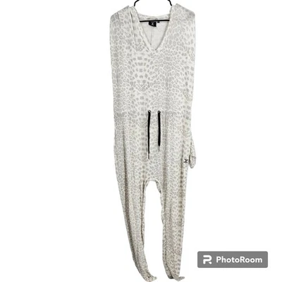 Mono OnePiece Original Leopardo Sin Mangas Cuello en V Cordón Cintura Talla XS Foto 1 de 4