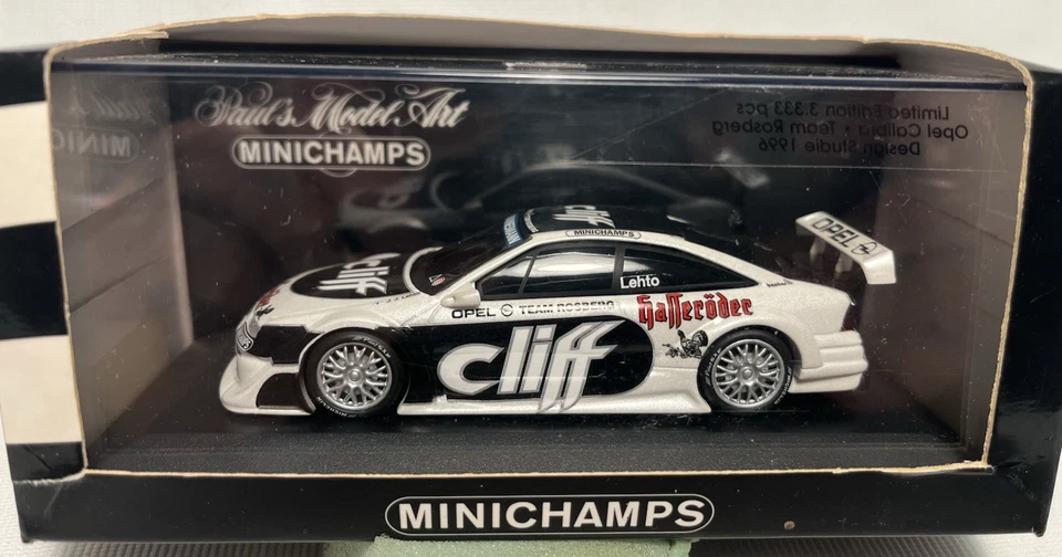 Minichamps 1/43 430964271 Opel Calibra Design Sketch Team Rosberg ITC 1996#Lehto - Immagine 1 di 1