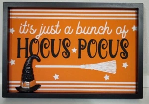 "Bunch of Hocus Pocus" Halloween Framed Wall Decor - Picture 1 of 1