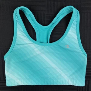 Champion Womens Size Small Teal Turquoise Medium Support Racerback Sports Bra - Picture 1 of 6