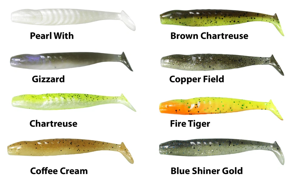 MARKENLOS BERKLEY Flex Grass Pig Shad Gummifisch - 10 o. 12,5cm, alle Farben, 1-10 Stück