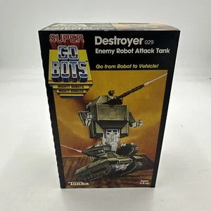 Vintage 1985 Tonka Super Go Bots Destroyer 029 Enemy Robot Attack Tank Mint New - Picture 1 of 7