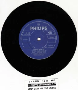 DUSTY SPRINGFIELD Brand new me 7" 45 rpm vinyl record NEW + juke box title strip - Picture 1 of 2