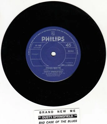 DUSTY SPRINGFIELD Brand new me 7" 45 rpm vinyl record NEW + juke box title strip - Image 1 of 2