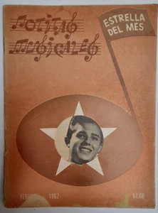 NOTITAS MUSICALES FEB 1962 MEX. CHORDS MAGAZINE ENRIQUE GUZMAN / ROCK EN ESPAÑOL - Picture 1 of 11