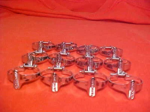 12 Vintage Shimano Road Bike Touring Bicycle 1" Chrome Cable Clamps. nos - Picture 1 of 22