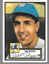 2010 Topps Cards Your Mom Threw Out Original Back 1952 #11 Phil Rizzuto(Yankees)