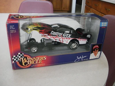 NHRA 1/24 JOHN FORCE WINNERS CIRCLE 1996 CASTROL GTX 6 TIME CHAMP FIREBIRD - Image 1 of 4