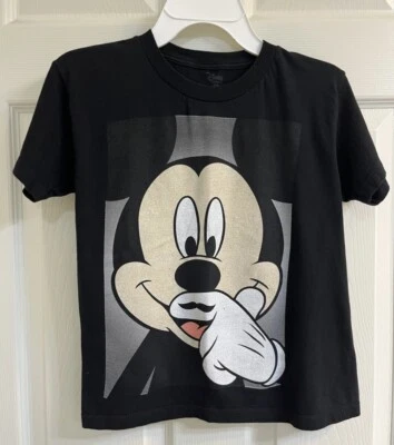 Disney Mickey Mouse Mustache Tee T-Shirt, Sz XS - Image 1 of 3