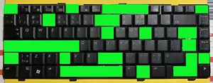 HP Pavilion DV6600 DV6700 441427-121 TECLADO LLAVE INDIVIDUAL (una sola tecla) - Imagen 1 de 2