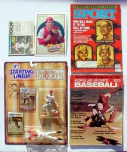1989 Kenner Starting Lineup Baseball Greats Johnny Bench Pete Rose 1973 1986 lot - Picture 1 of 21