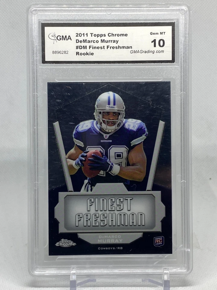 2011 Topps Chrome Finest Freshman #FFDM DeMarco Murray - GMA 10 - Image 1 of 2