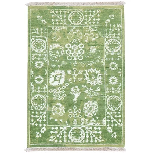 Alfombra de lana hecha a mano de diseño oriental anudada a mano (talla 2,1 X 3,1) Cwral-7998 - Imagen 1 de 10