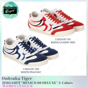 Onitsuka Tiger NIPPON MADE MEXICO 66 DELUXE 1182A187 2-Colors Women's US4.5-8 - Picture 1 of 26