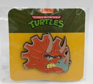 NIP 2022 Neca Loot Crate Exclusive TMNT Triceraton Enamel Pin - Picture 1 of 4