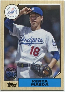 2017 Topps Series 1 KENTA MAEDA 1987 Topps Baseball - LA DODGERS - #87-69 - Picture 1 of 1