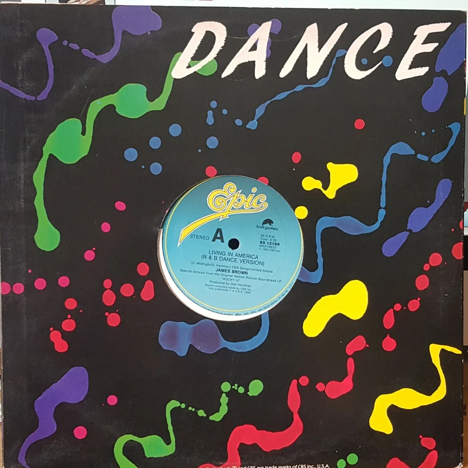 James Brown – Living In America - 1985 12" single 45rpm excellent - Image 1 of 1
