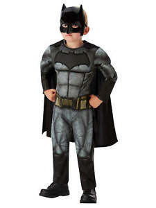 Kids Muscle Batman Boys Fancy Dress Superhero Childs Halloween Costume Outfit