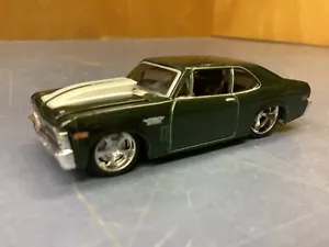 1970 CHEVROLET NOVA   2005 MAISTO PRO RODZ PRO-TOURING DIE-CAST loose 1:64 green - Picture 1 of 4