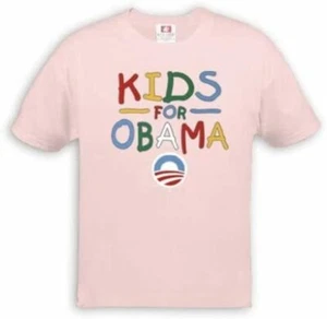 Kids for Obama SPORTIE T-shirt (Pink) YOUTH SIZE XS (2-4) - PLEASE SEE MEASUREME - Picture 1 of 1