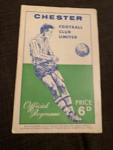 1966 Chester City V Notts County Football Programme - Picture 1 of 3