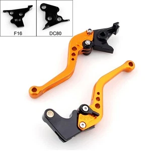 Short Brake Clutch Levers For Moto Guzzi Breva Griso Norge 1200 Sport Gold #3 - Picture 1 of 3