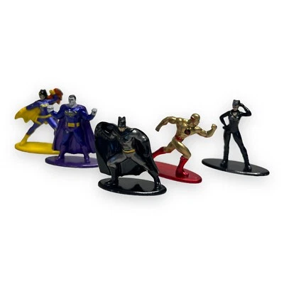 Lote de figuras flash Jada Nano Metalfigs sueltas DC Comics Batman Superman Cat Woman Foto 1 de 4