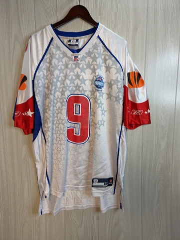 Reebok Men's Carson Palmer #9 Cincinnati Bengals Jersey Pro Bowl 2007 Hawaii XL Cover