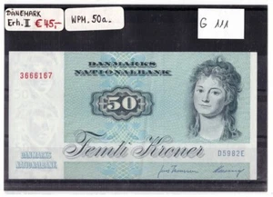 50 Kronen Dänemark WPM.50a. Erhaltung 2 - Bild 1 von 1