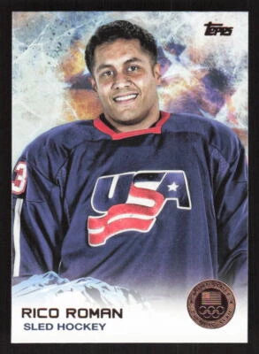 2014 Topps U.S. Olympic Rico Roman Bronze #73 Card - Image 1 of 2