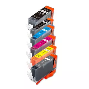 6 PK Printer Ink Set + chip fits Canon PGI-225 CLI-226 MG6120 MG6220 MG8120 - Picture 1 of 7