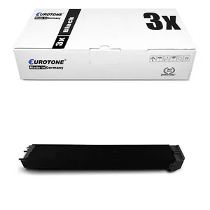 3x Tóner Para Sharp MX 2300 2700 N MX-27 GTBA MX27GTBA NEGRO - Imagen 1 de 5
