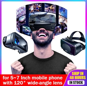 Virtual Reality VR Headset VRG Pro Full Screen 3D Glasses for Android Apple-IOS - Zdjęcie 1 z 12