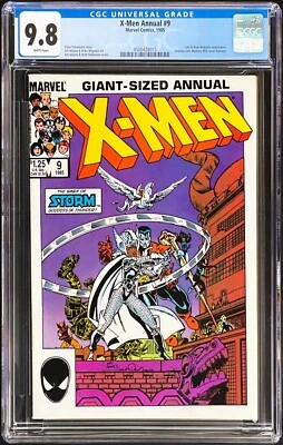 X战警年度#9 CGC 9.8白页1985年漫威漫画第一应用程序青铜时代钥匙 — 第 1/4 张图片