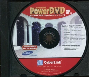 Cyberlink Power DVD XP - PC CD Rom - Disque seul, sans étui, sans papiers - Photo 1/1