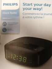 Philips Audio Radiowecker UKW Radio (Doppelter Alarm, Sleep Timer, Kompaktes Des